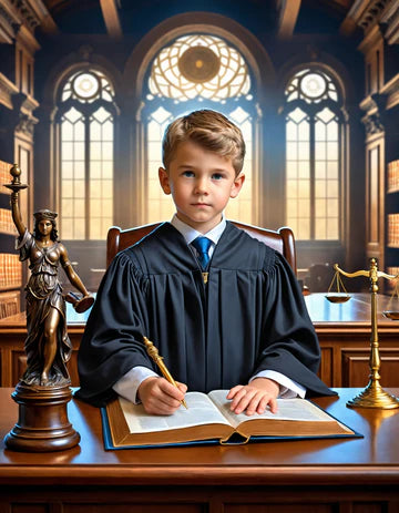 Court Judge Boy